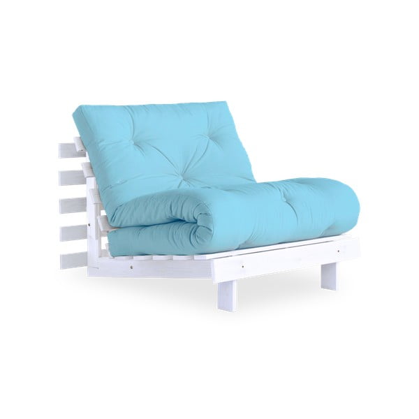 Izvelkamais krēsls Karup Design Roots White/Light Blue