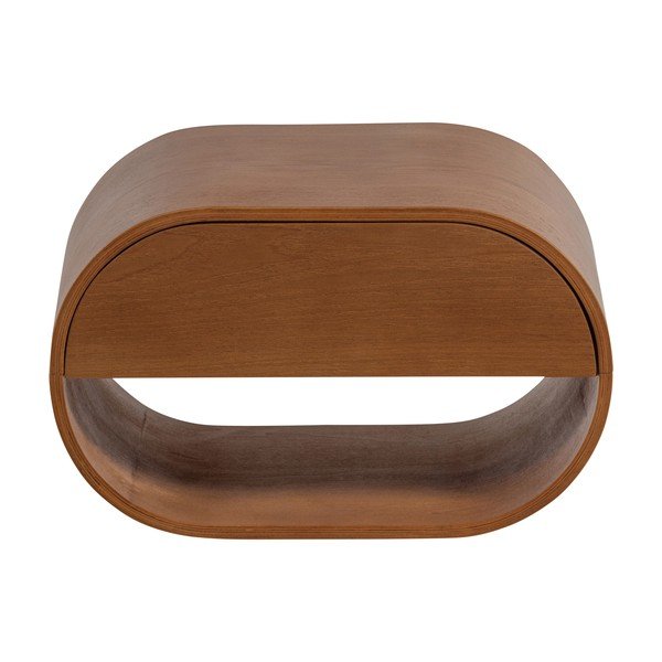 Dabīga toņa daudzlīmeņu sienas plaukts 39 cm Momo – WOOOD