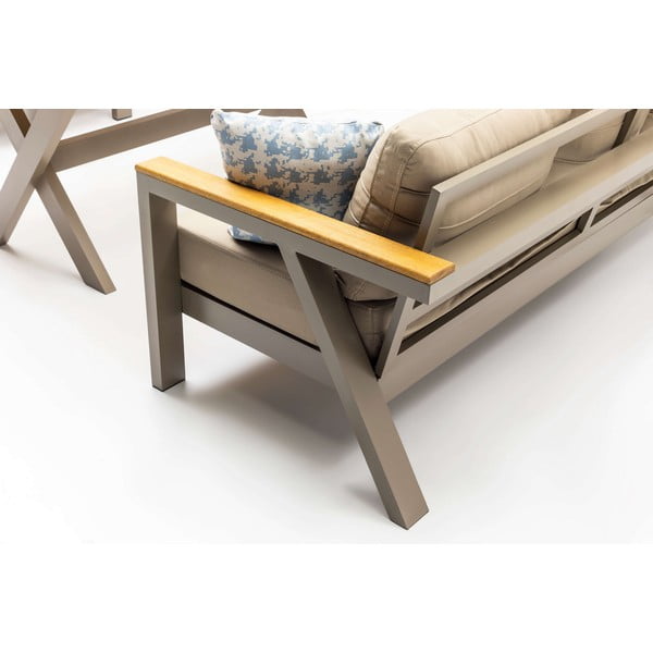 Bēšs dārza atpūtas komplekts 7 personām Daisy – Floriane Garden-image-2