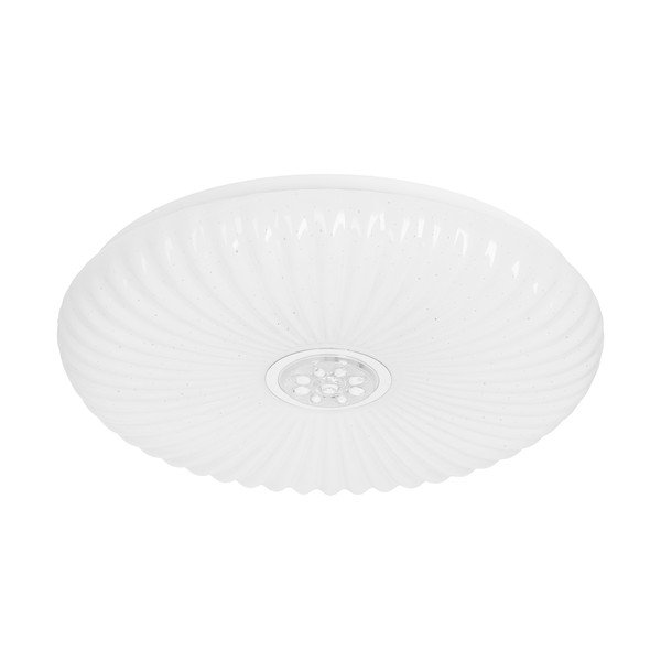 Balta LED griestu lampa ar tālvadību/ar regulējamu spilgtumu 38x38 cm Perola – Candellux Lighting