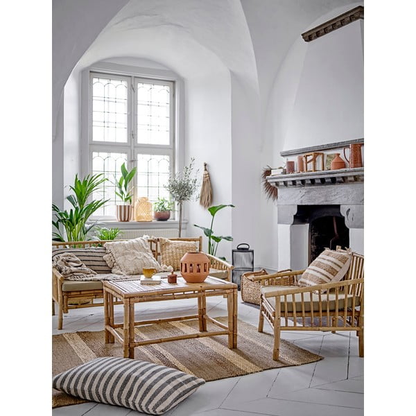 Bēšs/dabīga toņa bambusa dārza dīvāns Sole – Bloomingville-image-1