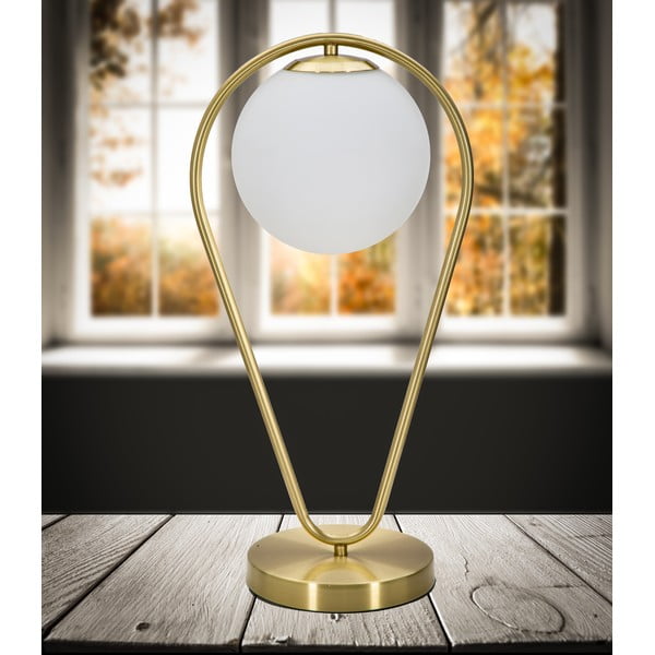 Mauro Ferretti galda lampa Glamy Drop zelta krāsā-image-1