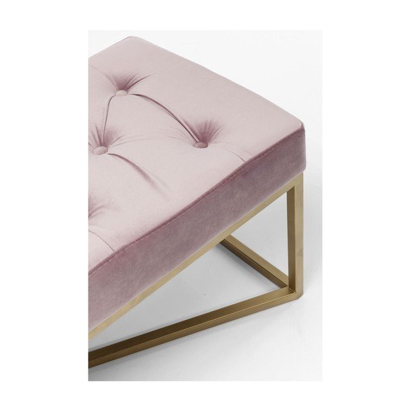 Gaiši rozā samta sols Kare Design Crossover-image-3