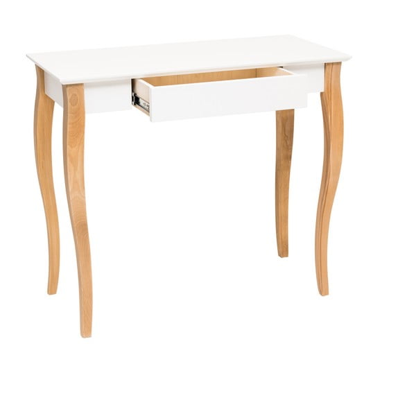 Balts rakstāmgalds Ragaba Lillo, garums 85 cm-image-2