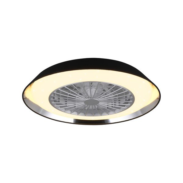 Melna LED griestu lampa Varberg – Reality-image-2