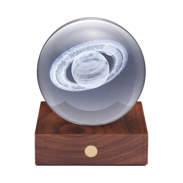 Tumši brūns gaismas dekors ar USB Amber – Gingko