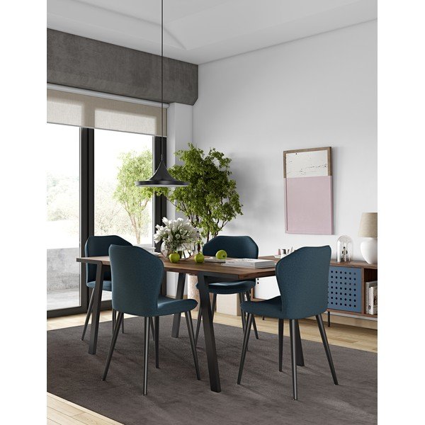 Ēdamgalds ar riekstkoka imitāciju 200x100 cm Drift – TemaHome-image-1