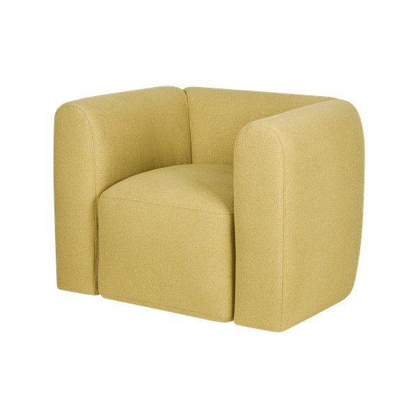 Dzeltens atpūtas krēsls Flom – noo.ma