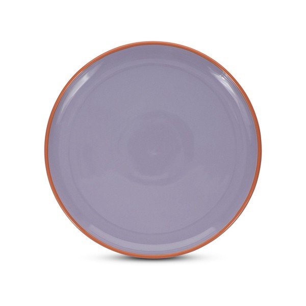 Oranžs/violets akmensmasas šķīvis ø 26 cm Duo – ONA