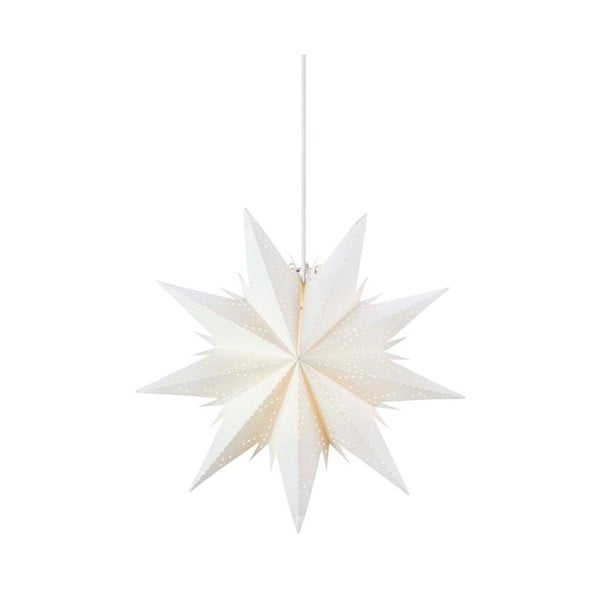 Balts piekarināms gaismas dekors ar Ziemassvētku motīvu ø 45 cm Dora – Markslöjd
