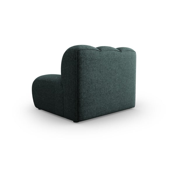 Tirkīzzils modulārais dīvāns (vidējā moduļa) Lupine – Micadoni Home-image-3