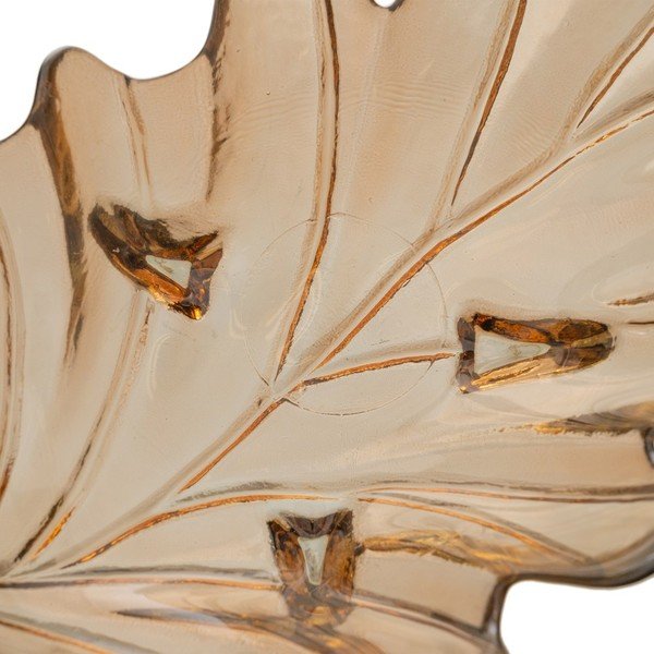 Stikla dekoratīva paplāte 19,5x35 cm Leaf – Ixia-image-4