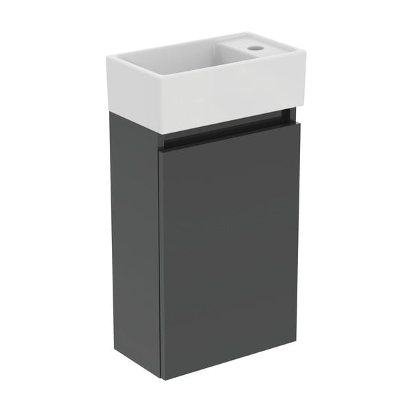 Pelēks piekarams skapītis zem izlietnes 35x55 cm Eurovit+ – Ideal Standard-image-2