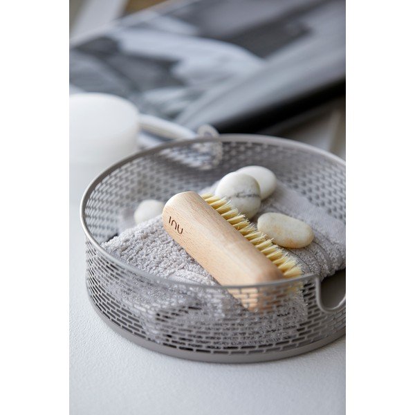 Pelēks metāla uzglabāšanas grozs Zone Inu, ø 20 cm-image-2