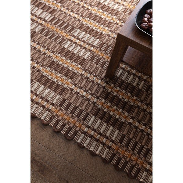 Brūns ar rokām darināts paklājs 160x230 cm – Asiatic Carpets-image-1