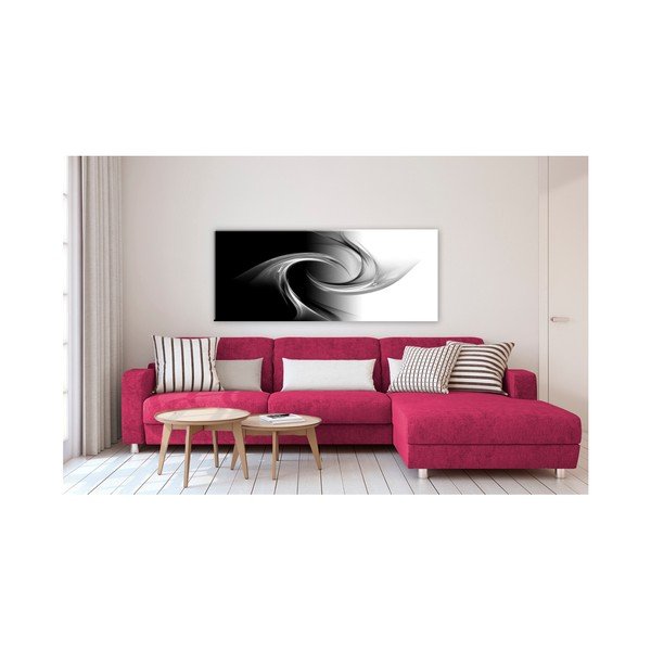 Attēls Styler Glasspik Abstrakction B&W, 50 x 125 cm-image-1