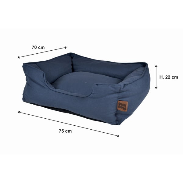 Zila gulta suņiem 70x75 cm – Love Story-image-4