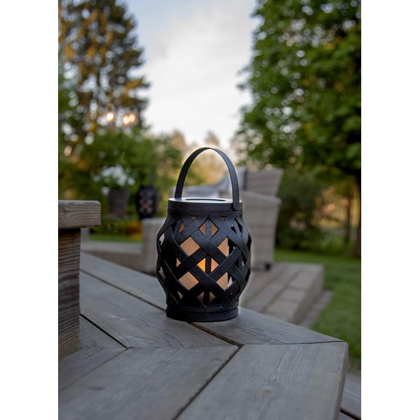 Melna laterna Star Trading Flame Lantern, augstums 16 cm-image-2