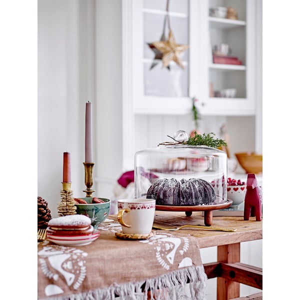 Krēmkrāsas māla bļodiņas ar Ziemassvētku motīvu (2 gab.) 500 ml Jolly – Bloomingville-image-2