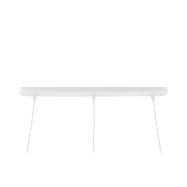 Balta piekaramā lampa ar vara krāsas detaļām un 3 ligzdām Leitmotiv Mingle-image-2