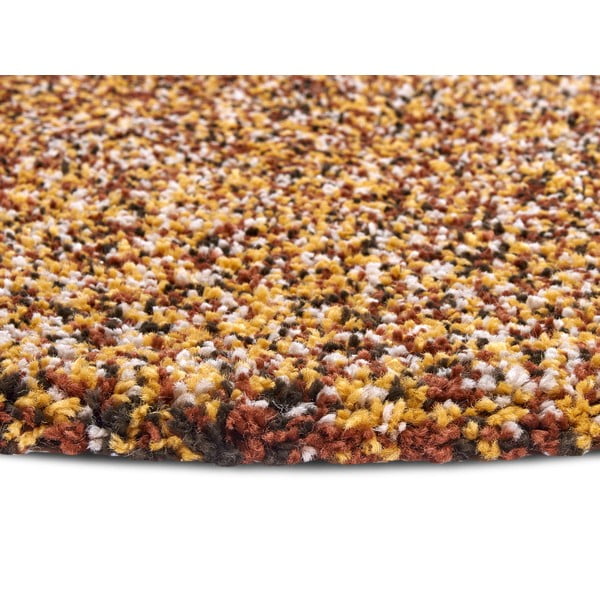 Bronzas krāsas apaļš paklājs ø 160 cm Shag – Hanse Home-image-3