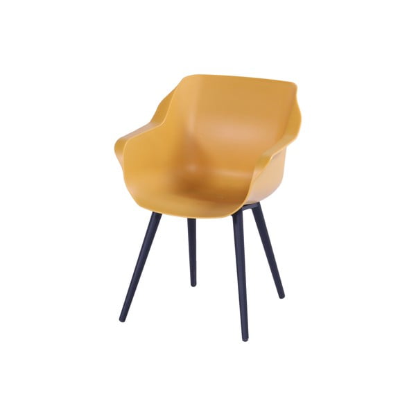 Okera dzelteni plastmasas dārza krēsli (2 gab.) Sophie Studio – Hartman