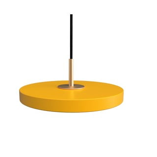 Okera dzeltena LED piekaramā lampa ar metāla abažūru ø 15 cm Asteria Micro – UMAGE