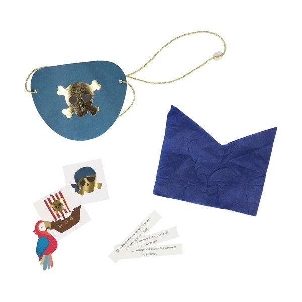 Ballīšu piederumi (3 gab.) Pirate Skulls Surprise Balls – Meri Meri-image-2