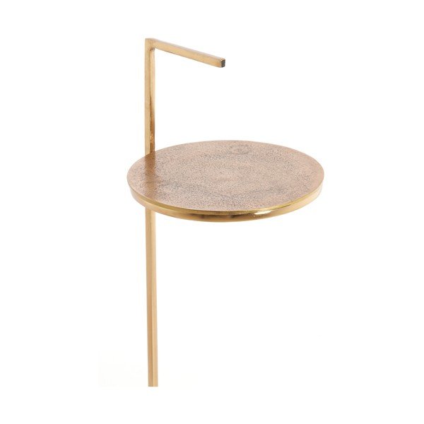 Apaļš sānu galdiņš ar marmora virsmu ø 26 cm Leda – Light & Living-image-4
