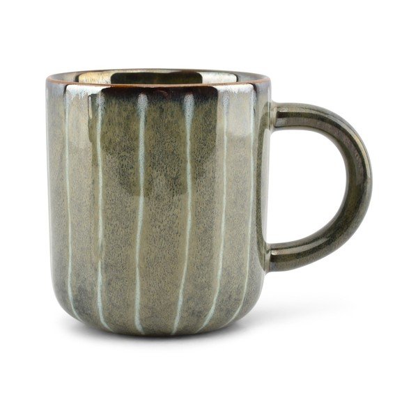 Tumši zaļa akmensmasas krūze 500 ml Muggies – Salt&Pepper