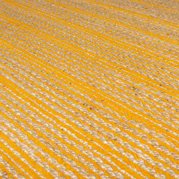 Dzeltens džutas paklājs Flair Rugs Equinox, 120 x 170 cm-image-2