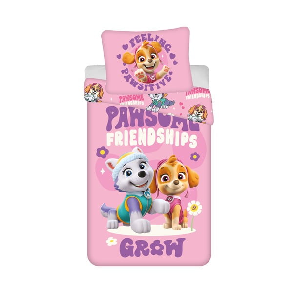 Mikrošķiedras bērnu gultas veļa vienvietīgai gultai 140x200 cm Paw Patrol – Jerry Fabrics