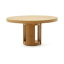 Apaļš izvelkams ēdamgalds ar papildu galda virsmu ar ozolkoka imitāciju ø 150 cm Artis – Kave Home