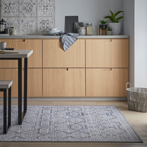 Pelēks mazgājams paklājs 290x200 cm Cora – Flair Rugs-image-1