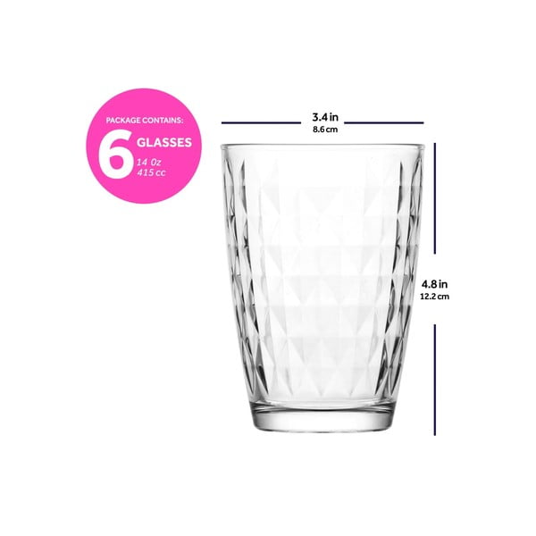 Glāzes (6 gab.) 400 ml – Hermia-image-3