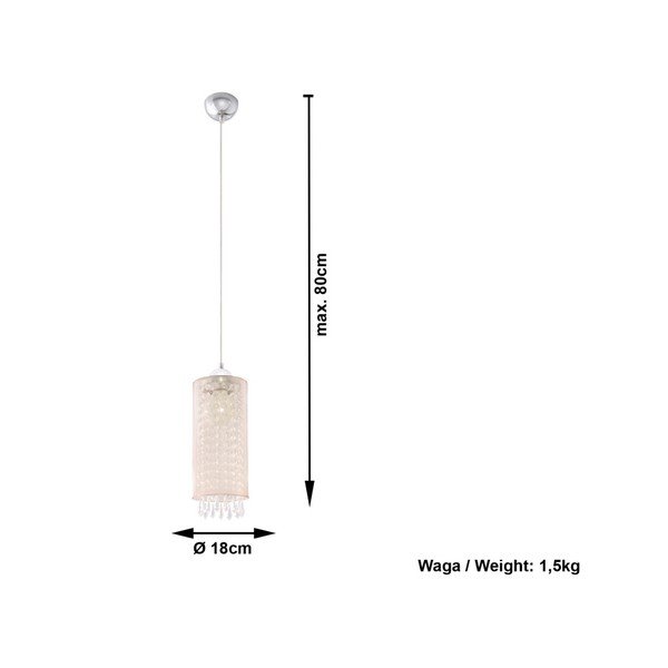Griestu lampa Nice Lampas Megan Amber-image-1