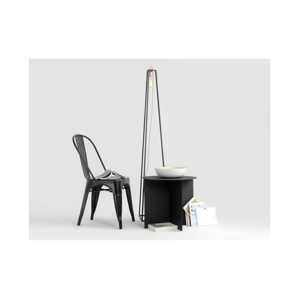 Melns kafijas galdiņš Custom Form Oli, ⌀ 50 cm-image-3