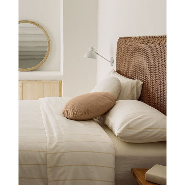 Brūns ādas gultas galvgalis 163x60 cm Natesa – Kave Home-image-2