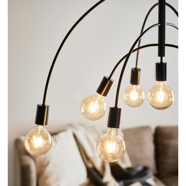 Melna griestu lampa Markslöjd Lavello, platums 94,5 cm-image-1