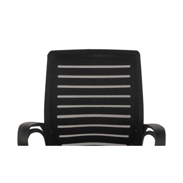 Melns polsterēts biroja krēsls Evon – Bonami Essentials-image-4