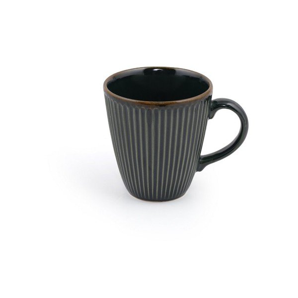 Tumši zaļas keramikas krūzes (6 gab.) 0.3 l – Hermia-image-3