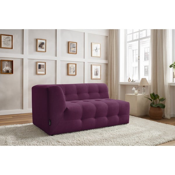 Tumši violets dīvāna modulis (kreisais stūris) Kleber – Bobochic Paris-image-1