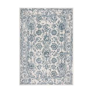 Balts/zils vilnas paklājs 170x120 cm Yasmin – Flair Rugs