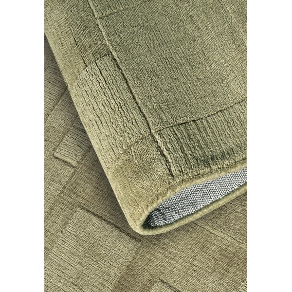 Zaļš ar rokām darināts vilnas paklājs 80x150 cm Wilhelmine – Villeroy&Boch-image-3