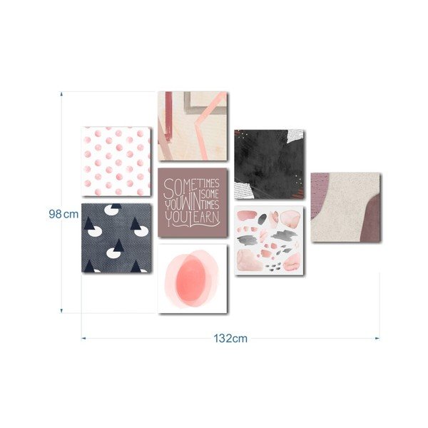 8 gleznu komplekts Insigne Pink-image-2