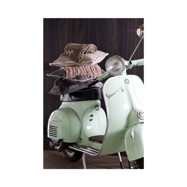 Gaiši zaļš BePureHome Rupjš pleds, 130 x 170 cm-image-1