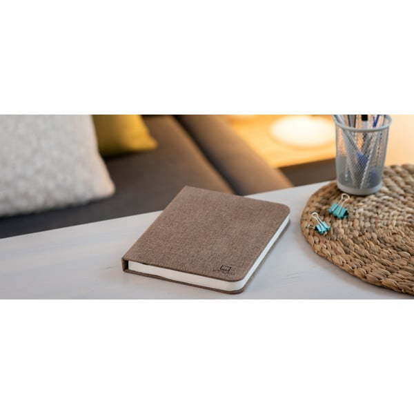 LED galda lampa ar auduma abažūru (augstums 2,5 cm) – Gingko-image-1