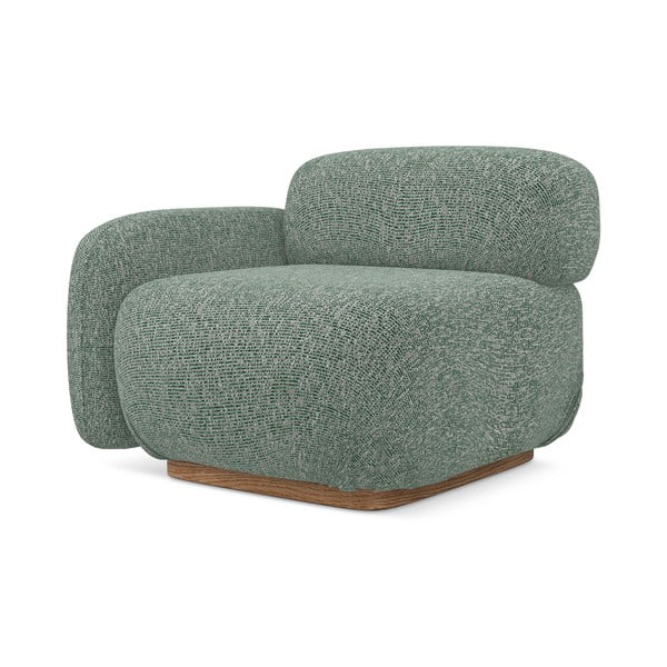 Gaiši zaļa modulārā dīvāna daļa (ar kreiso stūri) Ailani – Makamii-image-1