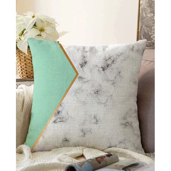 Spilvendrāna ar kokvilnas maisījumu Minimalist Cushion Covers Marble, 55 x 55 cm