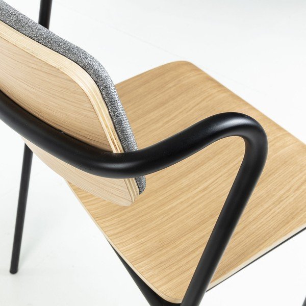 Ēdamistabas krēsls no ozolkoka Kave Home Zaha-image-1